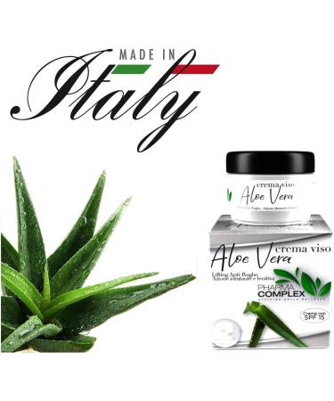  PHARMA COMPLEX Aloe Vera Face Cream for Women 50ml Made in Italy Anti-wrinkle Regenerating Treatment Moisturizing Day Night Beauty Cosmetics Gift Idea Anti-wrinkle Creams - Buy Online on GoSupps.com
