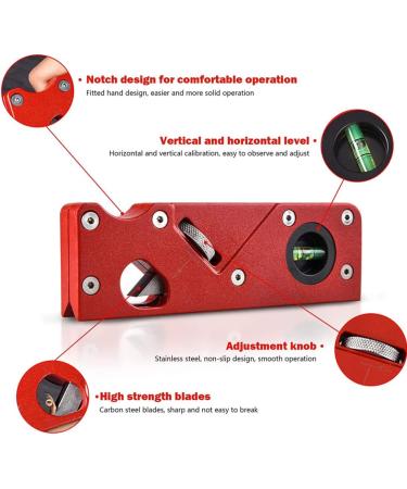 Chamfer Planer f r Holzbearbeitung - Handwerkzeug zum K rzen von Ecken und Kanten - Rote Schande - Buy Online on GoSupps.com