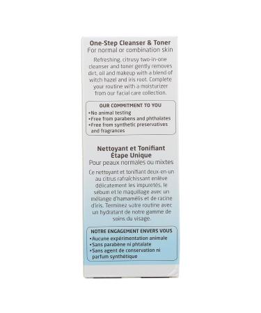 Weleda One-Step Cleanser and Toner 3.4 Oz - Gentle Facial Cleanser & Toner for All Skin Types - Ship Worldwide - Buy Online on GoSupps.com
