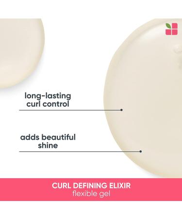 Biolage Styling Curl Defining Elixir 4.2 Fl. Oz - Frizz Control, Natural Shine, Paraben-Free, Vegan - Buy Online on GoSupps.com