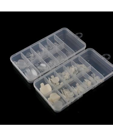 100 Pieces Acrylic Full Cover Toenail Tips - Wrong Toenail Solutions for Perfect Pedicures | International Shipping - Buy Online on GoSupps.com