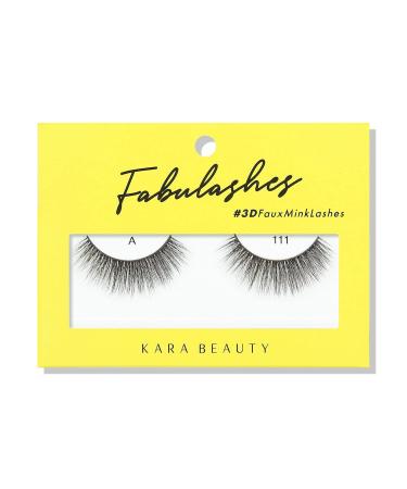 KARA BEAUTY FABULASHES 3D Faux Mink False Eyelashes - Style A111