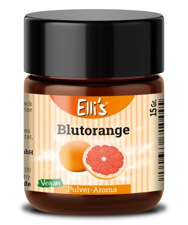 Ellis flavors blood orange powder food flora |Vegan and low in calories |For food and drinks such as baking and cooking10 g