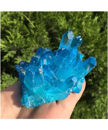 Stone Crafts Aura Crystal Cluster Angel Aura Titanium Quartz Crystal Stunning Rainbow Minerals ZJGIDTEM (Size : 250-280g) - Buy Online on GoSupps.com