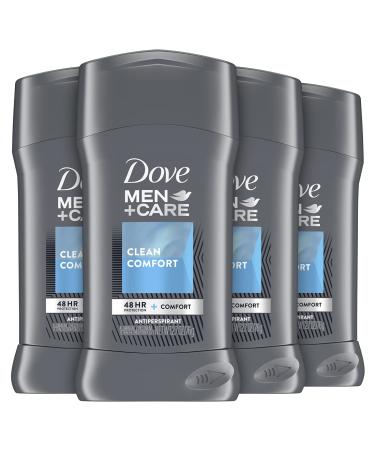 Dove Men+Care Antiperspirant Deodorant 48-Hour Wetness Protection Clean Comfort Deodorant for men with Vitamin E and Triple Action Moisturize, 2.7 Ounce (Pack of 4) - Buy Online on GoSupps.com