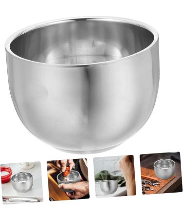 Outanaya Dual-Walled Stainless Steel Shaving Mug - Comfortable Foam Bowl for Men - Premium Double-Layer Shaving Cup - Buy Online on GoSupps.com