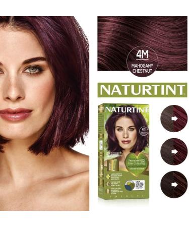 Naturtint 4M Mahogany Chestnut Permanent Hair Colour 170ml - Buy Online on GoSupps.com