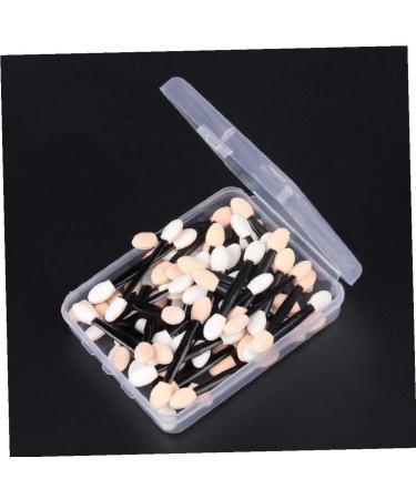 Dual Sided Eyeshadow Brush 30piece Portable Sponge Tipped Oval Makeup Applicator Tools for Eyeshade Durability and practicality - Buy Online on GoSupps.com