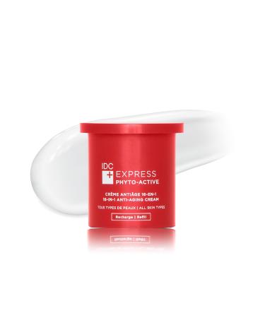 IDC Dermo Express Phyto-Active Recharge 16-In-1 Anti Aging Face Cream - 1.7 fl oz - Moisturizer With Hyaluronic Acid for Face Eyes & Neck - Vegan Wrinkle Skin Care Product for All Skin Types