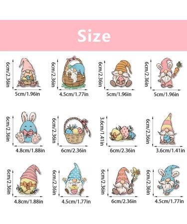 Easter Cupcake Topper Happy Easter Cupcake Toppers Easter Party Supplies Cake Decoration(24pcs) - Buy Online on GoSupps.com