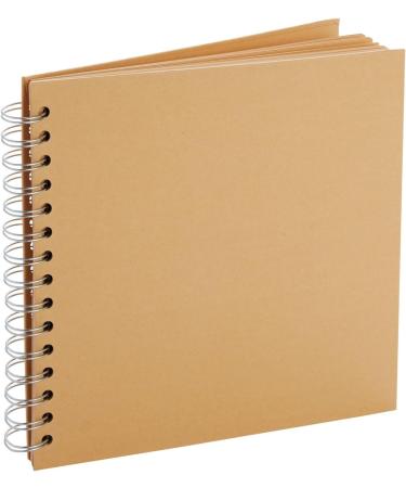 80 Pages Hardcover Kraft Scrapbook Album - Blank 8x8 Inch Journal for Scrapbooking - Buy Online on GoSupps.com