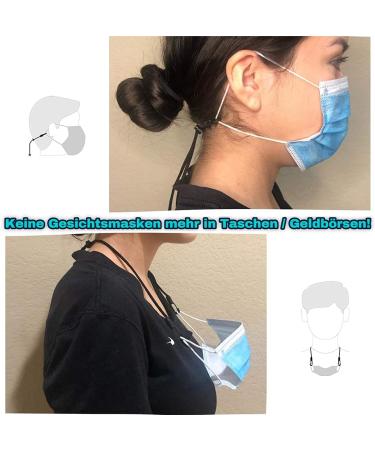 Adjustable Mask Holder - 4 Pieces for Comfortable Back of Head Support | International Shipping Available - Buy Online on GoSupps.com