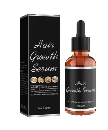 Hair Growth Serum For Hair Regrowth Hair Oil Anti Hair Loss Hair Loss Treatment For Women & Men 100% Natural Ingredients Hair Growth Treatment For Repairs Follicles & Thin Hair