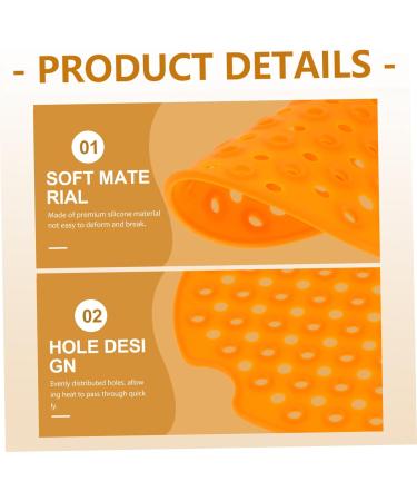 MAGICLULU 3 Pcs Air Fryer Pad Air Fryers Cake Pan Airfryers Airfrier Creative Air Fryer Mat Bakeware Square Orangex3pcs 3.1L x 3.1W inches - Buy Online on GoSupps.com