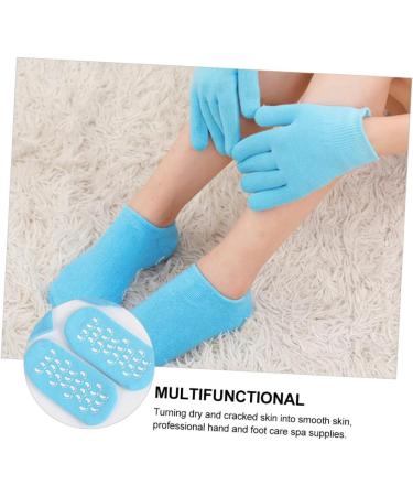 Healeved 4 Sets Hand and Foot Care Set Socks for Heels Foot Spa Socks Foot Care Products Bat Wing Hair Band Moisturizing Gloves Moisturizing Socks High Heel Skin Care Women's Vegetable Gel - Buy Online on GoSupps.com