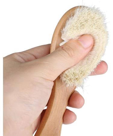 LIYJTK Baby Head Brush - Soft Natural Goat Hair Comb for Newborns and Toddlers - Buy Online on GoSupps.com
