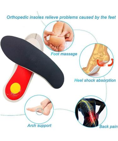 Orthotic Insoles for Women Arch Support Insoles for Men Plantar Fasciitis Arch Support Shoe Boot Flat Feet Inserts Orthotic Feet Heel Pain Shock Absorption Comfortable Insoles (Small EU 35-40) - Buy Online on GoSupps.com