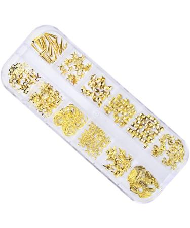 FRCOLOR Tiger Ears Headband Boxes Nail Decorations for Nail Art Nail Art Decoration Manicure Nail Gold Decorations Nail Art Ornaments DIY Nail 3D Hollow Out Manicure Decoration - Buy Online on GoSupps.com