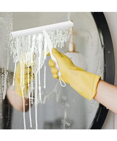 PAMENET Mirror Screen Wiper Multi Cleaner Wiper with Hook & Lanyard for Bathroom Door Car and Furniture - Buy Online on GoSupps.com