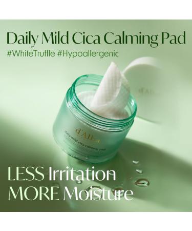 Buy d alba Piedmont Daily Mild Cica Calming Pads - Soothing Exfoliation for Sensitive Skin | International Shipping Available - Buy Online on GoSupps.com