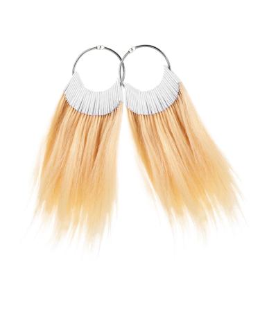FOMIYES 2 Sets Hair Color Hair Scrunchies Hair Dye Human Hair Color Hair Color Sample Ring Hair Sample for Testing Color Hair Color Testing Tool Hair Color Chart Real Hair Wig