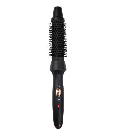 Aria Beauty Thermal Ionic Styling Brush - Hot Styling Brush for Perfect Blowouts - Does Not Blow Air - Ceramic Round Brush - Lightweight Design and Easy Grip - Black - 1 pc
