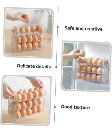 PRETYZOOM Egg Storage Box Egg Holder for Fridge Egg Storage Drawer Egg Preservation Holder Side Door Egg Plate - Buy Online on GoSupps.com