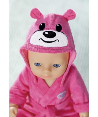 Zapf Creation 830581 BABY Born Little Pink Bathrobe for 36cm Dolls - Buy Online on GoSupps.com
