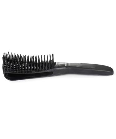 Bestool Hairbrush for Afro Hair 3A to 4C | Natural Curly & Wavy Hair Detangler | Wet/Dry Use | Hair Texture Improvement - Black - Buy Online on GoSupps.com