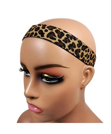 Glitter Elastic Lace Melting Bands for Wig Making - Leopard Print 4pcs - Buy Online on GoSupps.com