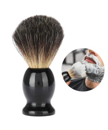 Men's 100% Pure Shaving Brush - Professional Hairdressing Tool with Black Handle for Effortless Shaving - Buy Online on GoSupps.com