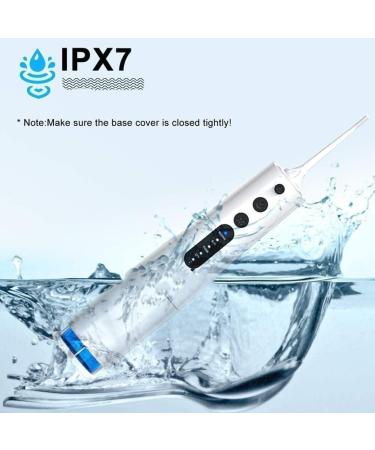 Portable Cordless Water Flosser - USB Charging IPX7 Waterproof 4 Modes | Dental Oral Irrigator for Home & Travel - Buy Online on GoSupps.com