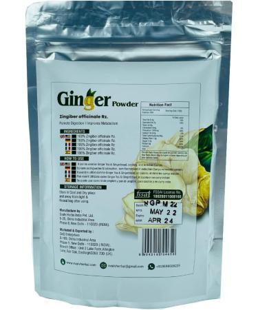 SVATV Ginger Powder (Zingiber officinale Roscoe) | Relieves Upset Stomach | Improves Immunity & Metabolism | Multi Beauty Benefits | For Tea and Soup - (227g 0.5 lbs 8 ounces) - Buy Online on GoSupps.com