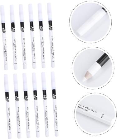 Healeved 12pcs Eyeliner Pencil Makeup Highlighter Pencil Eye Brightener Lying Silkworm Pen Liquid Wooden Pole - Buy Online on GoSupps.com