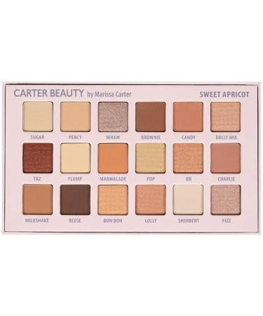 Carter Beauty 18 Shade Eyeshadow Palette - Long Lasting Shimmer & Matte Colors | Sweet Apricot | International Shipping Available - Buy Online on GoSupps.com