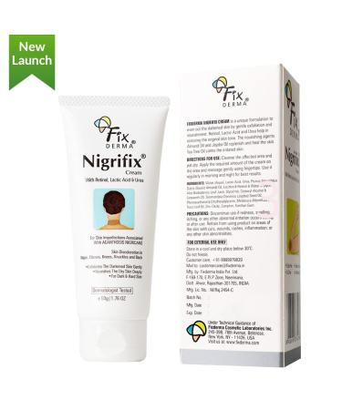 Prexy Fixderma Nigrifix Cream For Acanthosis Nigricans Exfoliant For Dark Body Parts Like Neck Ankles Knuckles Armpits Thighs Elbows 50gm 1.7637 Ounce - Buy Online on GoSupps.com