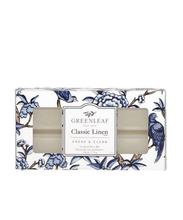 Greenleaf Classic Linen Fresh & Clean Wax Bar 73g