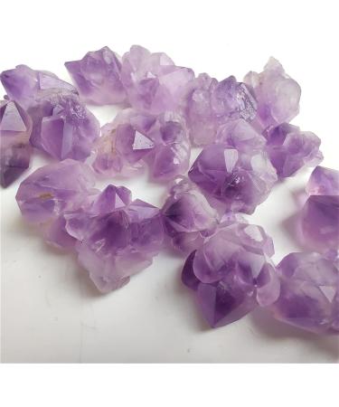 Natural Crystal Rough 100g Natural Raw Stone Crystal Amethyst Irregular Rock Purple for Specimen Collection Garden Decor Crystal PEIQIYIN 1-2cm Purple - Buy Online on GoSupps.com