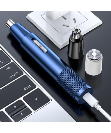 Face Nose Hair Clipper IPX5 Waterproof Multifunction Trimmer Shaving Safety Removal Trimming Bathroom Washroom Blue No 2 Blue No 2 - Buy Online on GoSupps.com