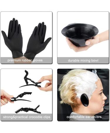 Professional Aipaide 30-Part Hair Color Tool Set - Brushes Gloves & Mixing Spatula for DIY Salon Use - Buy Online on GoSupps.com