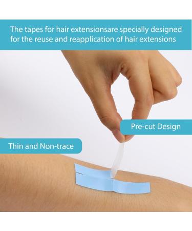 Prasacco 60 Pieces Wig Tape for Lace Wigs Double Sided Waterproof Lace Wigs Adhesive Lace Front Wig Tape Hair Extension Tape Clear Wig Tape for Lace Wigs Wig Lace Tape for Wigs Hair Extension(Blue) - Buy Online on GoSupps.com