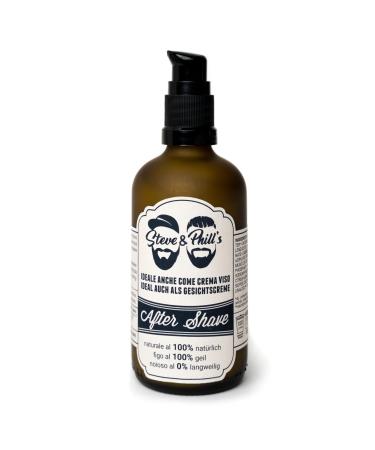 Steve & Phill's After Shave Balsam 100ml - with organic lusters from South Tyrol ideal also as a face cream - 100% natural 100% cool 0% boring - Quality Made in South Tyrol