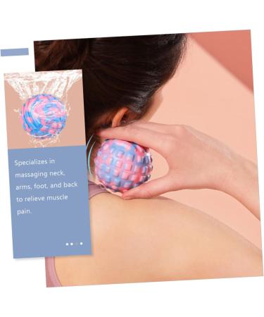 Clispeed 2-St Massage Ball Set - Lower Back Neck Shoulder & Leg Massager - Portable Fitness Device (7x7cm 2pcs) for Muscle Tension Relief - Buy Online on GoSupps.com