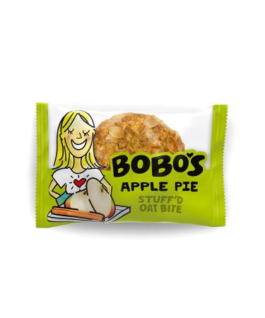 Bobo's Oat Stuff'd Bites, Apple Pie, 1.3 oz Bites (30 Pack Box), Gluten Free Whole Grain Snack, Vegan On-The-Go Apple Pie 1.3 Ounce (Pack of 30)