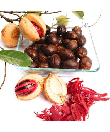 Nutmeg | Nutmegs Whole Dried Grade A Premium Quality 100g 100.0 grams - Buy Online on GoSupps.com