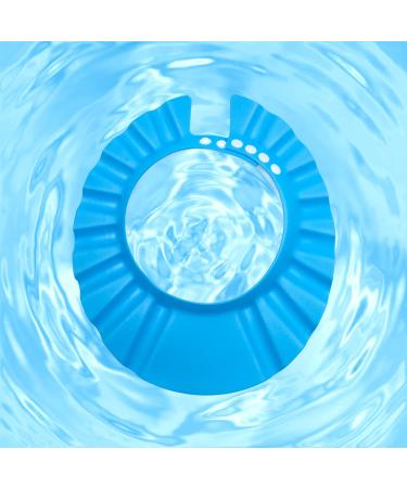 Baocuan Baby Shower Cap - Waterproof Adjustable Bathing Protection for Kids - Blue - Buy Online on GoSupps.com