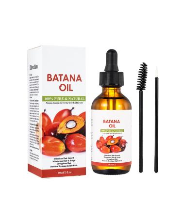 Batana Oil for Hair Growth Cold Pressed Batana Oil Strengthen Hair Moisturizing Scalp and Improve Breakage & Spilt Ends Hair Growth Oil for all Hair Types Leaves Your Hair Smoother Oil