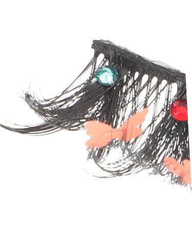 FRCOLOR False Eyelashes 3 Pairs halloween decor fake lashes individual natural individual slim sequins set Fake eyelashes decorate fiber False Lashes - Buy Online on GoSupps.com