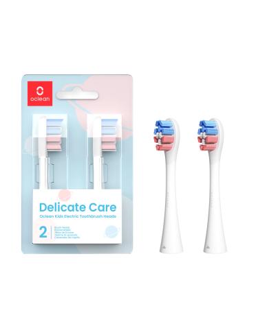 Oclean Replacement Toothbrush Heads 2 Packs White White Kids Refills (2 Pcs)