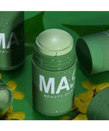  None Brand Green Tea Clay Face Mask Stick Moisturizing Oil Control Shrink Pores Remove Anti-Acne Solid Mask Facial Care Deep Cleaning Mud Mask Stick - Buy Online on GoSupps.com